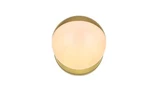 Elegant Lighting LD7305W5 Majesty 5" Tall Bathroom Sconce - White. Fixed Price $34.10.