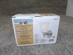 Hampton Bay Wall Sconce Light Fixture Satin Nickel Frosted Opal Glass With. Fixed Price $14.99.