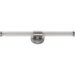 Craftmade 20224BNK-LED Contrast Bathroom Vanity Light Brushed Polished Nickel. Fixed Price $105.60.