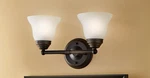 Hampton Bay Bathroom Vanity Fixture 2-LIGHT Oil Rubbed Bronze Pa. Fixed Price $38.95.