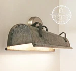New Galvanized Metal Wall Vanity Light - Farmhouse Bathroom Fixtures. Fixed Price $125.00.