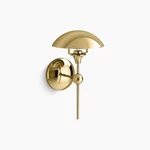 Kohler Lighting Vorleigh 15" Adjustable Dome Wall Sconce 27944-SC01-2PL. Fixed Price $171.37.