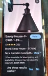Savoy House (2) Black Wall Sconce Pair, 9-0901-1-89 New. Fixed Price $44.99.