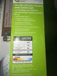 Commercial Electric 18 Led Color Changing Under Cabinet Light White PL9034. Fixed Price $15.00.