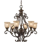 Crystorama 7416-BU Norwalk Light 28 Inch Bronze Umber Chandelier Ceiling. Fixed Price $349.00.