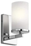 Kichler 45495CH Crosby 10" Tall Bathroom Sconce Chrome. Fixed Price $40.00.