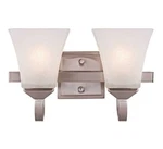 Design House 587774 Torino 2-LIGHT Satin Nickel Vanity Color/finish Family. Fixed Price $110.30.