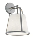 Afx LIZS15MB Lizzette 15" Tall Wall Sconce - Nickel. Fixed Price $130.00.