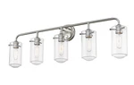 Z-lite 471-5V Nickel Delaney 5-LIGHT 38"W Bathroom Vanity. Fixed Price $148.80.