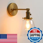 Phansthy Industrial Wall Sconce Antique Brass Vanity Lighting. Fixed Price $98.26.