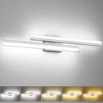 Presde 32 Inch Led Vanity Light Bar, Brushed Nickel Bathroom Fixtures M.... Fixed Price $119.61.