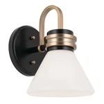 Black One Light Wall Sconce From The Farum Collection. Fixed Price $149.99.