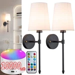 Battery Operated Wall Sconce Light With Remote Control, Dimmable .... Fixed Price $92.79.
