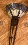 Capulina Tiffany Wall Sconces 12" Wide Stained Glass Vintage Style Light Fo. Fixed Price $275.00.