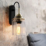 Onebao Vintage Sconce With Clear Glass Shade, Modern Industrial Wall.... Fixed Price $79.37.