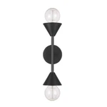Globe Electric Avery 14 In. 2-LIGHT Matte Black Wall Sconce. Fixed Price $28.45.