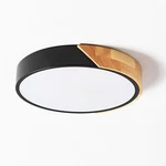 Led Ceiling Lights, 12 Inch Black Modern Flush Mount Lighting Fixture,round S.... Fixed Price $43.23.