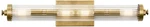 Kichler Azores 24 3/4" Wide Natural Brass 4-LIGHT Bath. Fixed Price $279.99.
