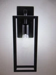 Globe Hurley 16 In. 1-LIGHT Modern Black Hardwired Outdoor Wall 44833. Fixed Price $33.20.