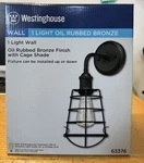 Westinghouse Oliver 1-LIGHT Oil Rubbed Bronze Wall Mount Bathroom Vanitie. Fixed Price $32.50.