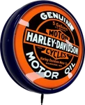 Harley Davidson Motor Oil Led Bar Lighting Wall Sign Button Blue. Fixed Price $117.32.