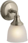 Open! Kohler Devonshire Single Sconce Light Vibrant Brushed Bronze (K-10570-BV). Fixed Price $99.00.