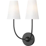 Z-lite 3040-2S-MB Shannon Light 12.75 Inch Matte Black Wall Sconce. Fixed Price $154.00.