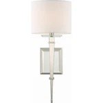 Crystorama CLI-231-PN Clifton Bath Sconce Wall Light In Polished Nickel. Fixed Price $318.40.