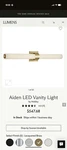 Hinkley Lighting Aiden Led Vanity 53063LCB 31.25IN Lacquered Brass. Fixed Price $480.00.