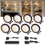 V4LIGHT Smart Led Puck Under Cabinet Lighting Remote Control Color. Fixed Price $152.31.