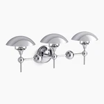 Kohler K-27946-SC03-SNL Vorleigh 3-LIGHT 31.63" Polished Nickel Sconce. Fixed Price $299.99.
