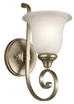 Wall Sconce Sterling Gold By Kichler, Model #43170SGD. Fixed Price $68.00.
