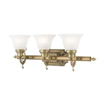 Livex Lighting 1283 French Regency Bathroom Vanity - Brass. Fixed Price $329.96.