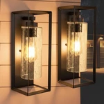 Amumo Craly 14 Outdoor Wall Sconce, Exterior Waterproof Light Lantern Wi.... Fixed Price $171.02.
