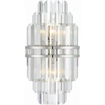 Crystorama HAY-1402-PN Hayes Sconce Wall Light In Polished Nickel. Fixed Price $498.00.