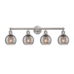 Innovations Lighting 616-4W 10 33 Athens Deco Swirl Vanity Brushed. Fixed Price $600.60.