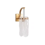 Craftmade Angela Light Wall Sconce, Brass/white Art Glass 59961-SB. Fixed Price $89.99.