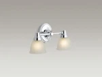 Kohler K-11366-CP Transitional Double Wall Sconce Fort Polished Chrome. Fixed Price $118.95.