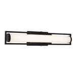 Afx Lighting Jordan 1 Led 24" Vanity, Black/frosted - JRDV2404LAJUDBK. Fixed Price $178.40.