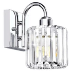 Valytime 1-LIGHT Chrome Crystal Wall Sconce Bathroom Vanity New. Fixed Price $39.99.
