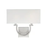 Savoy House Rhodes 2-LIGHT Wall Sconce, Satin Nickel 9-998-2-SN. Fixed Price $169.60.