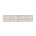 4 Light Led Bath Room Brushed Nickel Vanity Fixture Contemporary Minimal Bubble. Fixed Price $176.14.