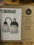 New Project Source Wynfield 2-LIGHT Bronze Traditional Vanity. Fixed Price $29.99.