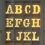 Led Letter Up Sign For Night Light, Wall Decor, Parties, Alphabet Marquee. Fixed Price $9.99.