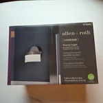 Allen + Roth, "lynnpark" Brushed Nickel Led Modern Vanity Light Frosted Shade. Fixed Price $48.00.