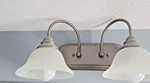 Kichler Telford Bathroom Vanity Light Brushed Nickel Base (5992NI). Fixed Price $35.00.