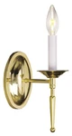 Livex Lighting 5121-02 Williamsburgh 1-LIGHT Wall Sconce, Polished Brass. Fixed Price $114.53.