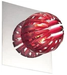 Eurofase 23203-020 Cosmo 1-LIGHT Modern Wall Sconce, Chrome And Red Fixture. Fixed Price $29.99.
