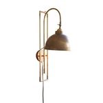 Modern Elegant Metal Antique Brass Finish Wall Lamp Sconce Light Fixture. Fixed Price $272.50.
