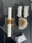 Kuzzull Modern Wall Led Sconces Lamps Bronze/brass New Open Box. Fixed Price $19.99.